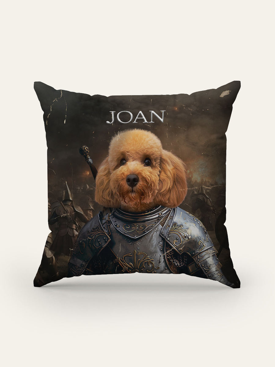 Joan of Arc - Custom Pet Cushion