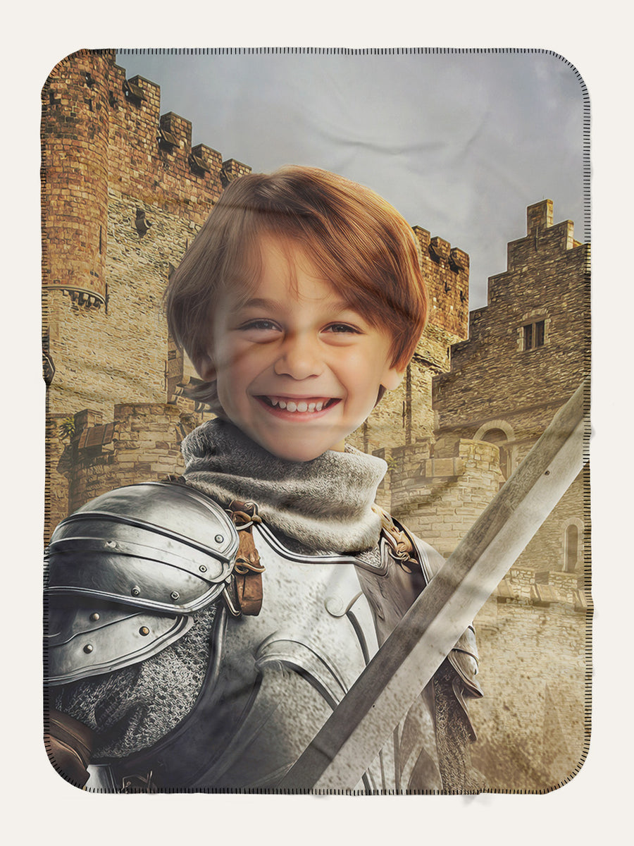 The Knight - Custom Kids Blanket