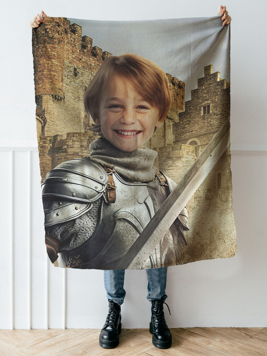The Knight - Custom Kids Blanket