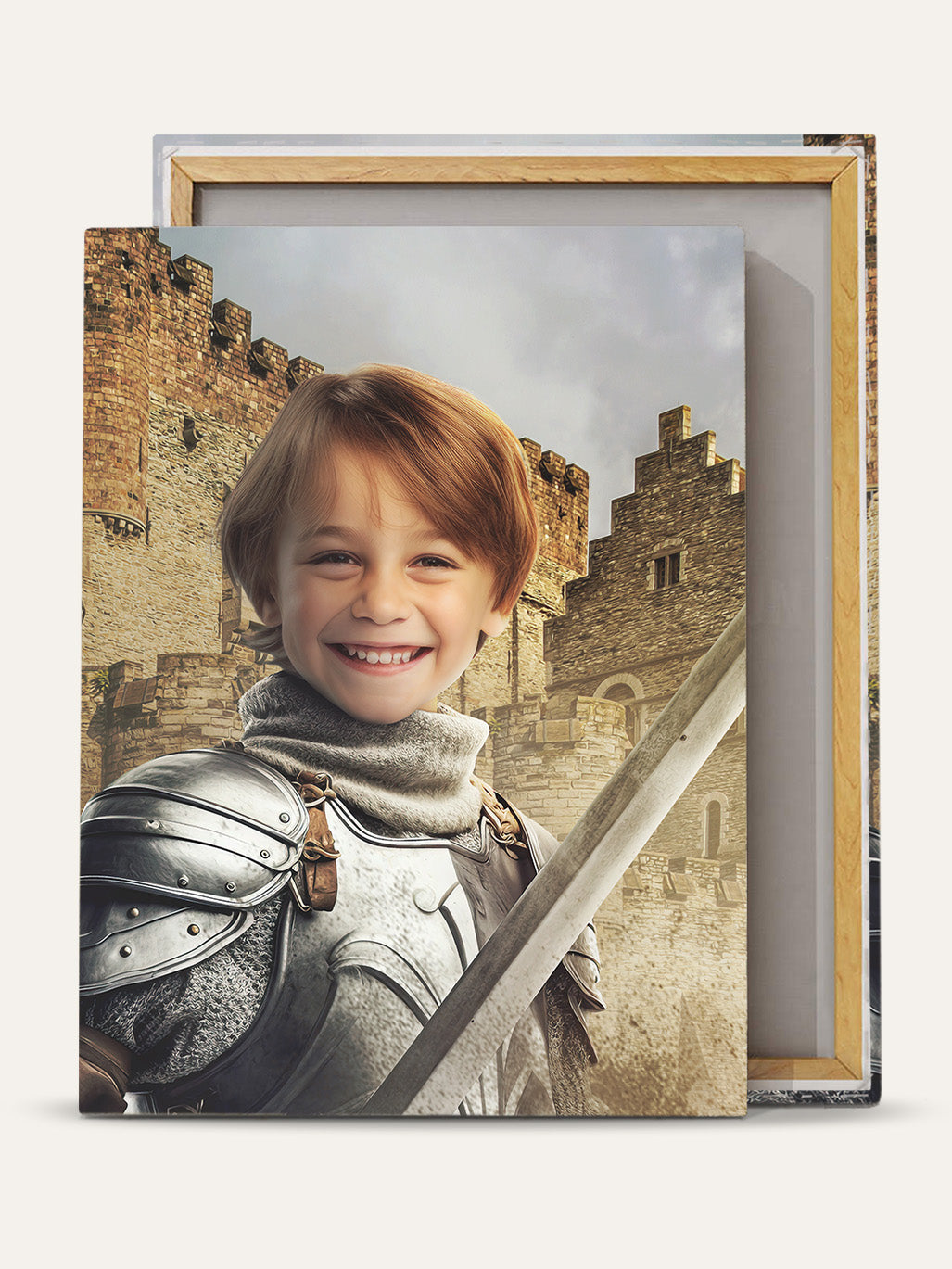 The Knight - Custom Kids Canvas