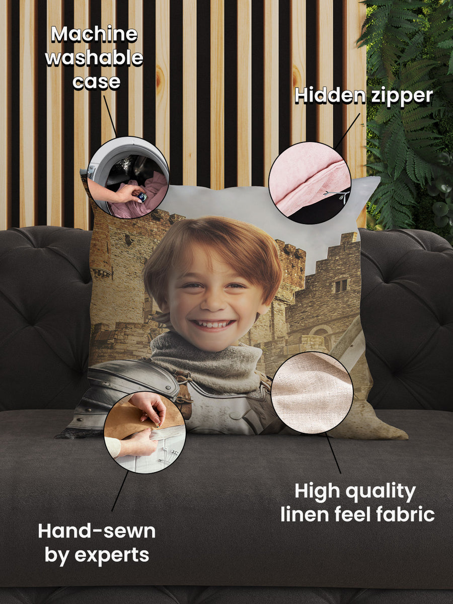 The Knight - Custom Kids Cushion