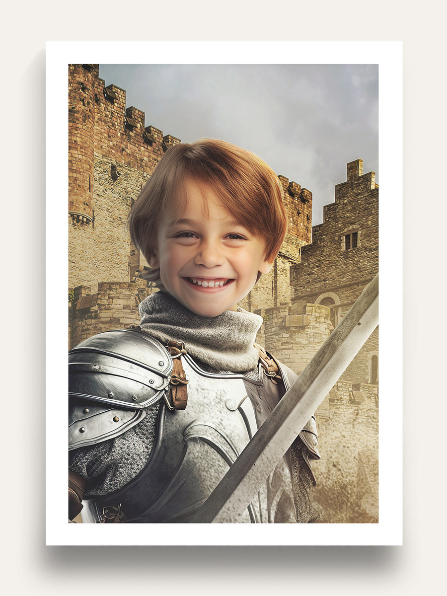 The Knight - Custom Kids Portrait