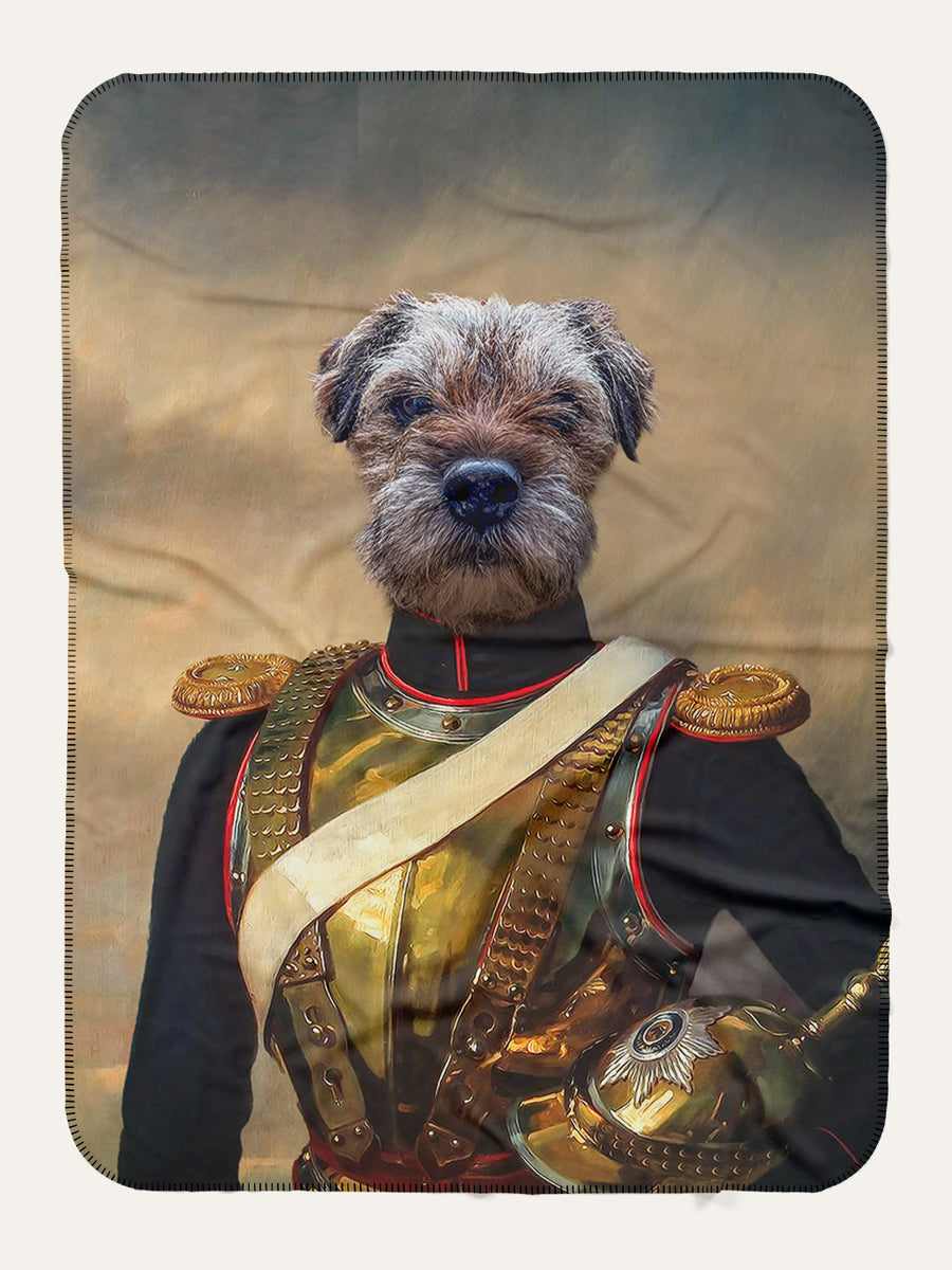 Lieutenant Paws - Custom Pet Blanket