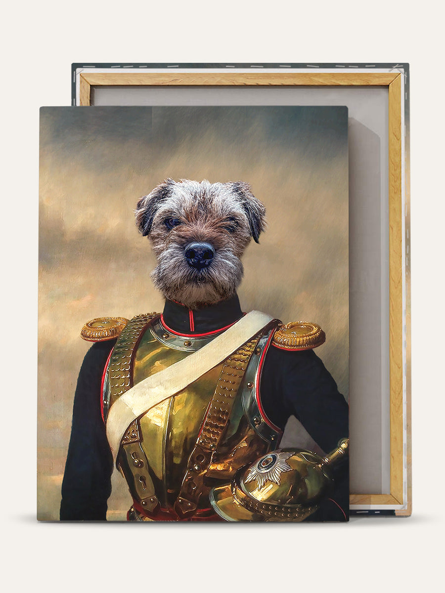 Lieutenant Paws – Custom Pet Canvas