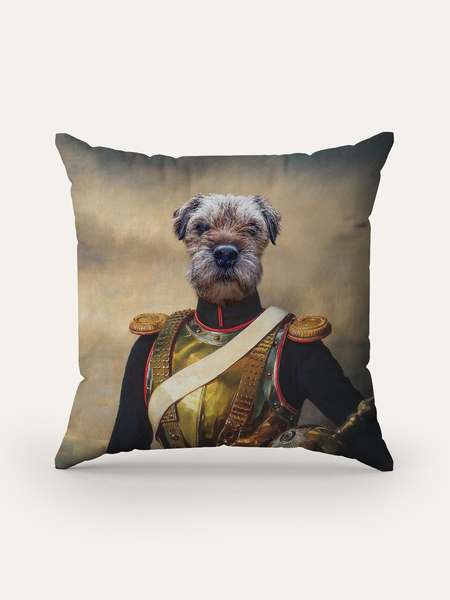 Lieutenant Paws - Custom Pet Cushion