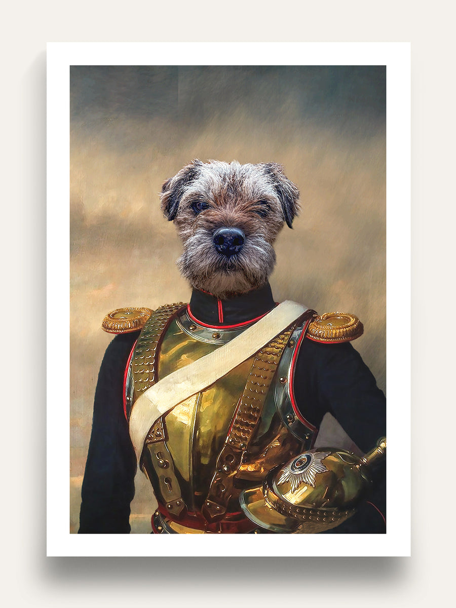 Lieutenant Paws - Custom Pet Portrait