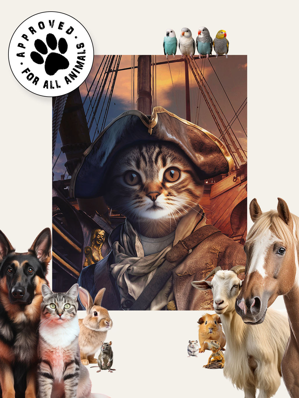Long John Silver – Custom Pet Canvas