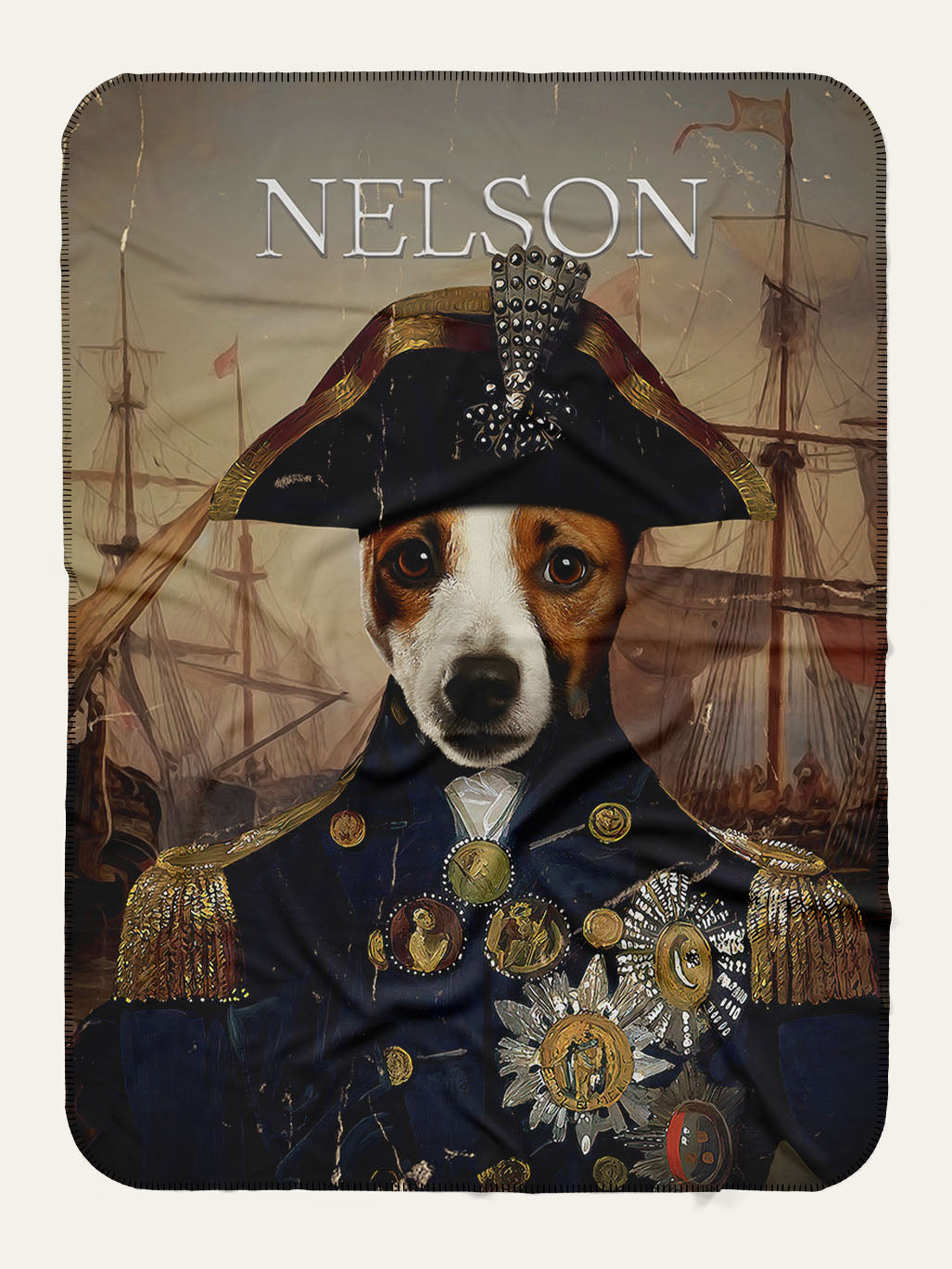 Lord Nelson - Custom Pet Blanket