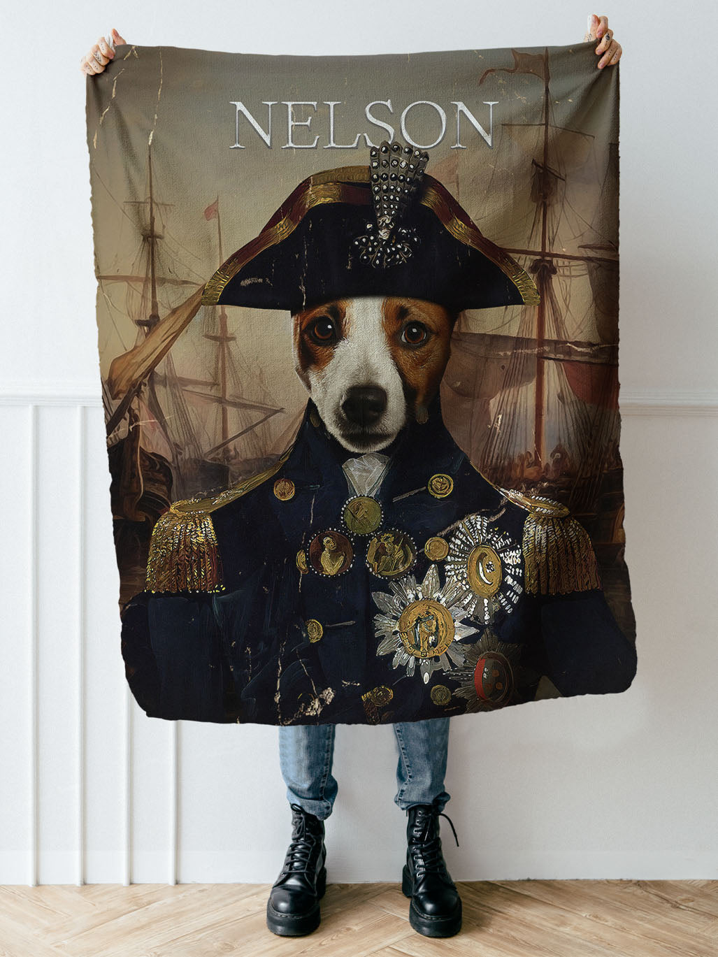 Lord Nelson - Custom Pet Blanket