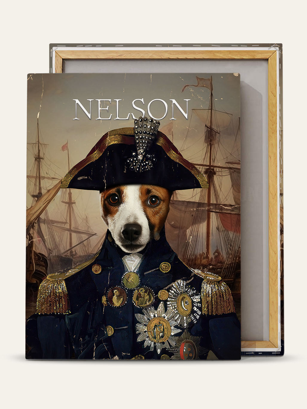 Lord Nelson – Custom Vintage Pet Canvas