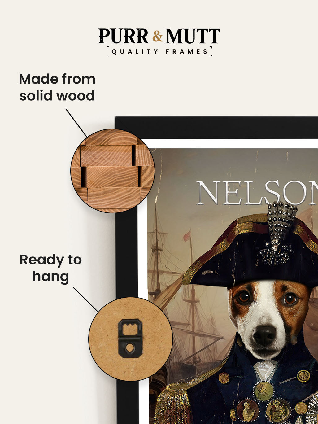 Lord Nelson - Custom Vintage Pet Portrait