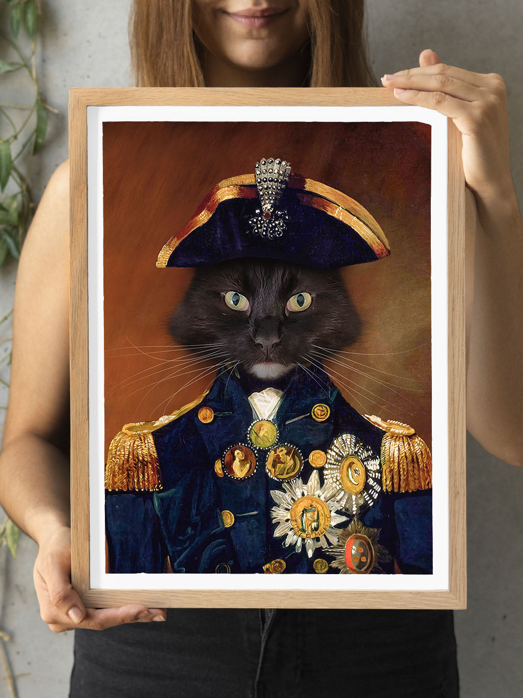 Lord Nelson - Custom Vintage Pet Portrait