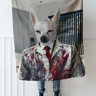 Mr Psycho - Custom Pet Blanket