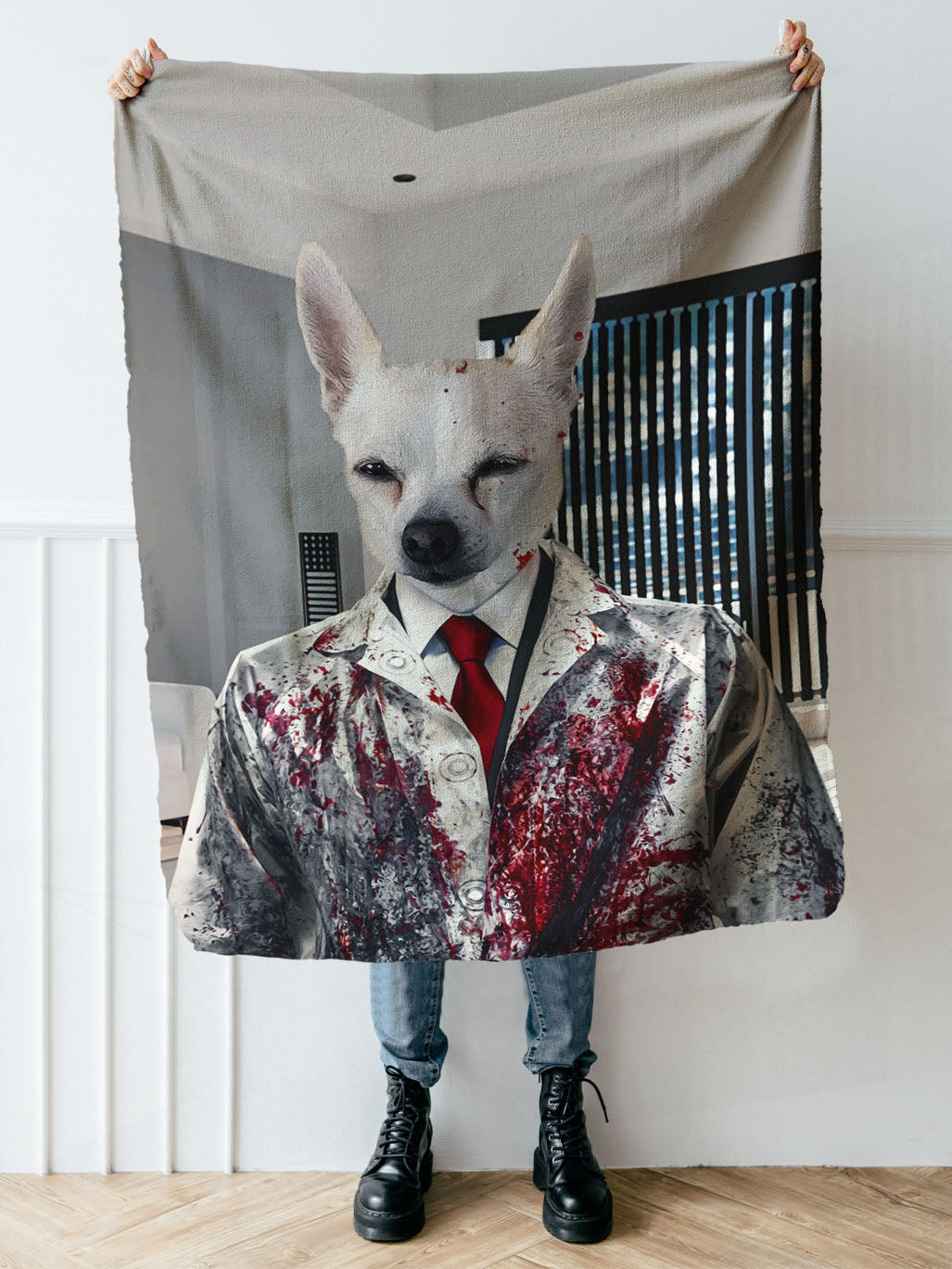 Mr Psycho - Custom Pet Blanket