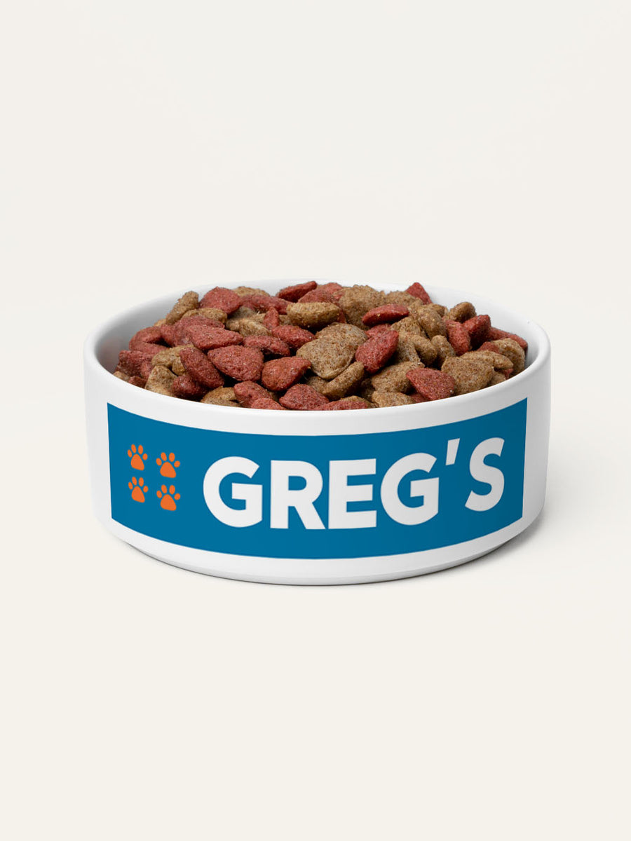 Pasty Lover - Personalised Pet Bowl