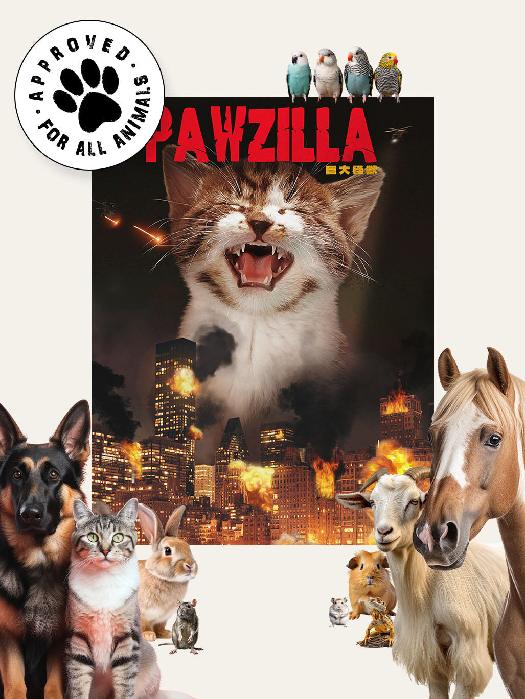 Pawzilla - Custom Pet Blanket