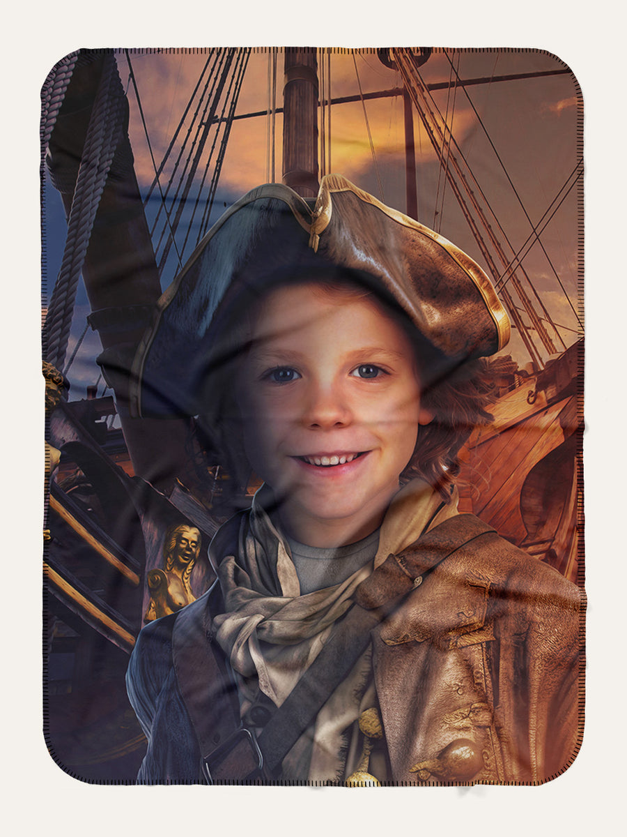 The Pirate - Custom Kids Blanket