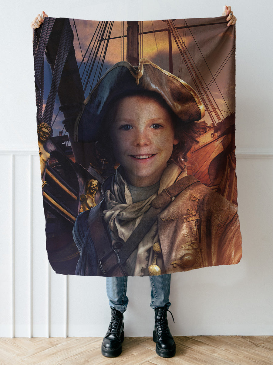 The Pirate - Custom Kids Blanket