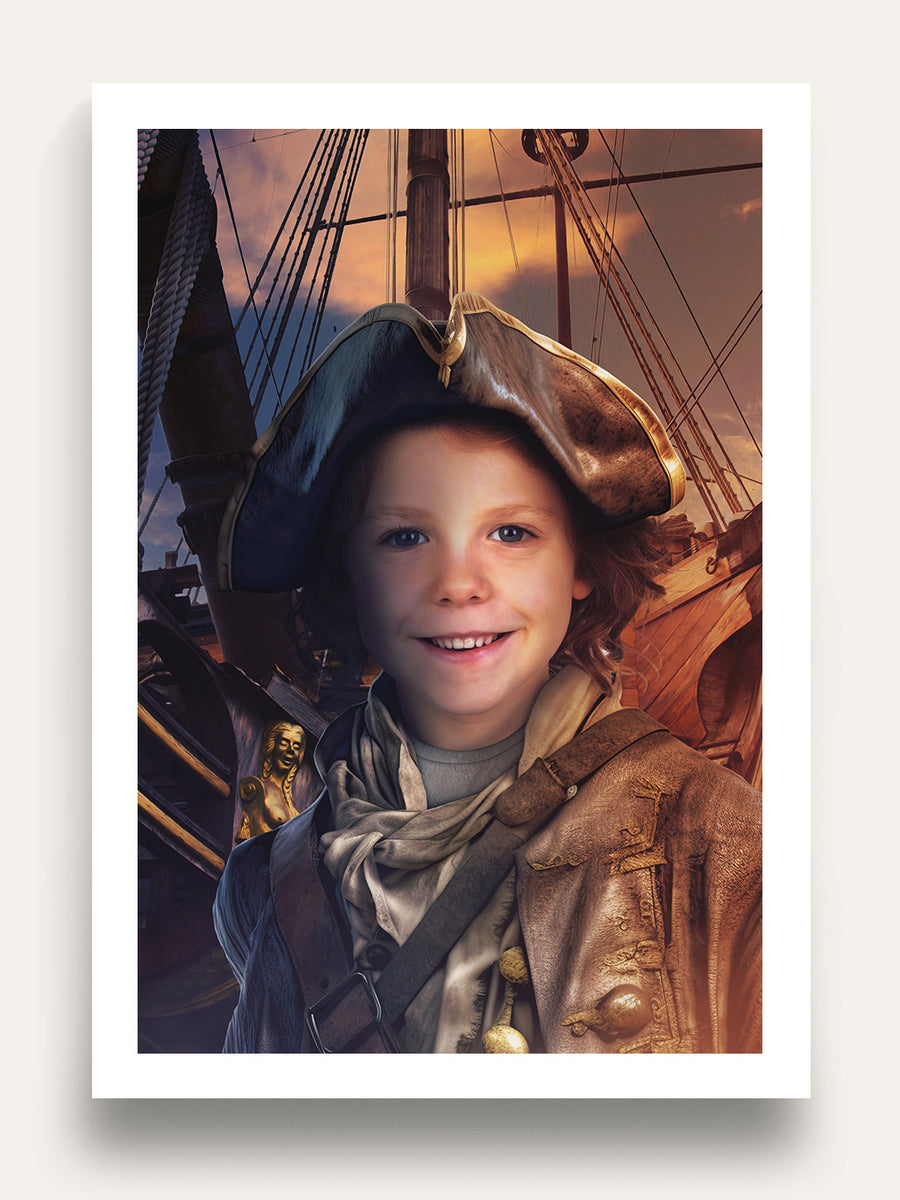 The Pirate - Custom Kids Portrait