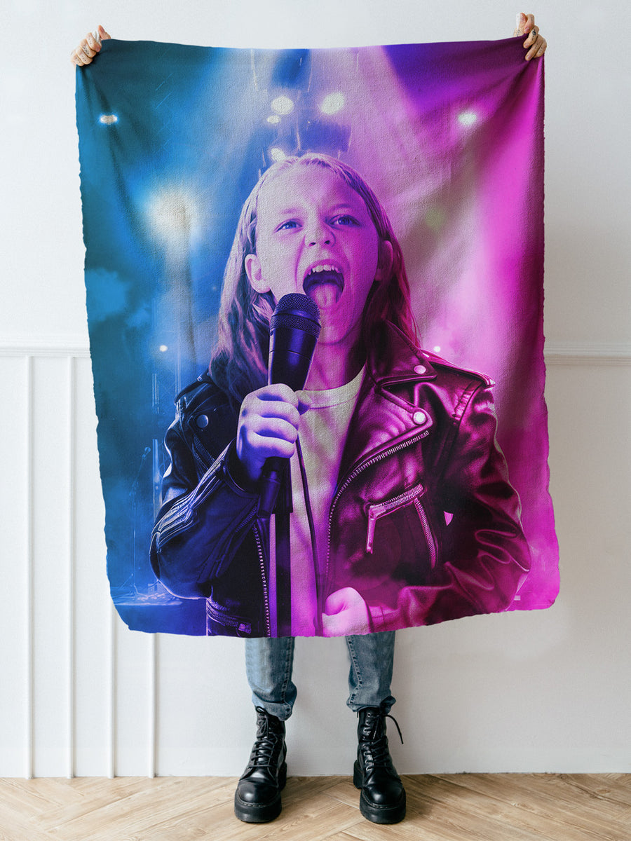 The Popstar - Custom Kids Blanket