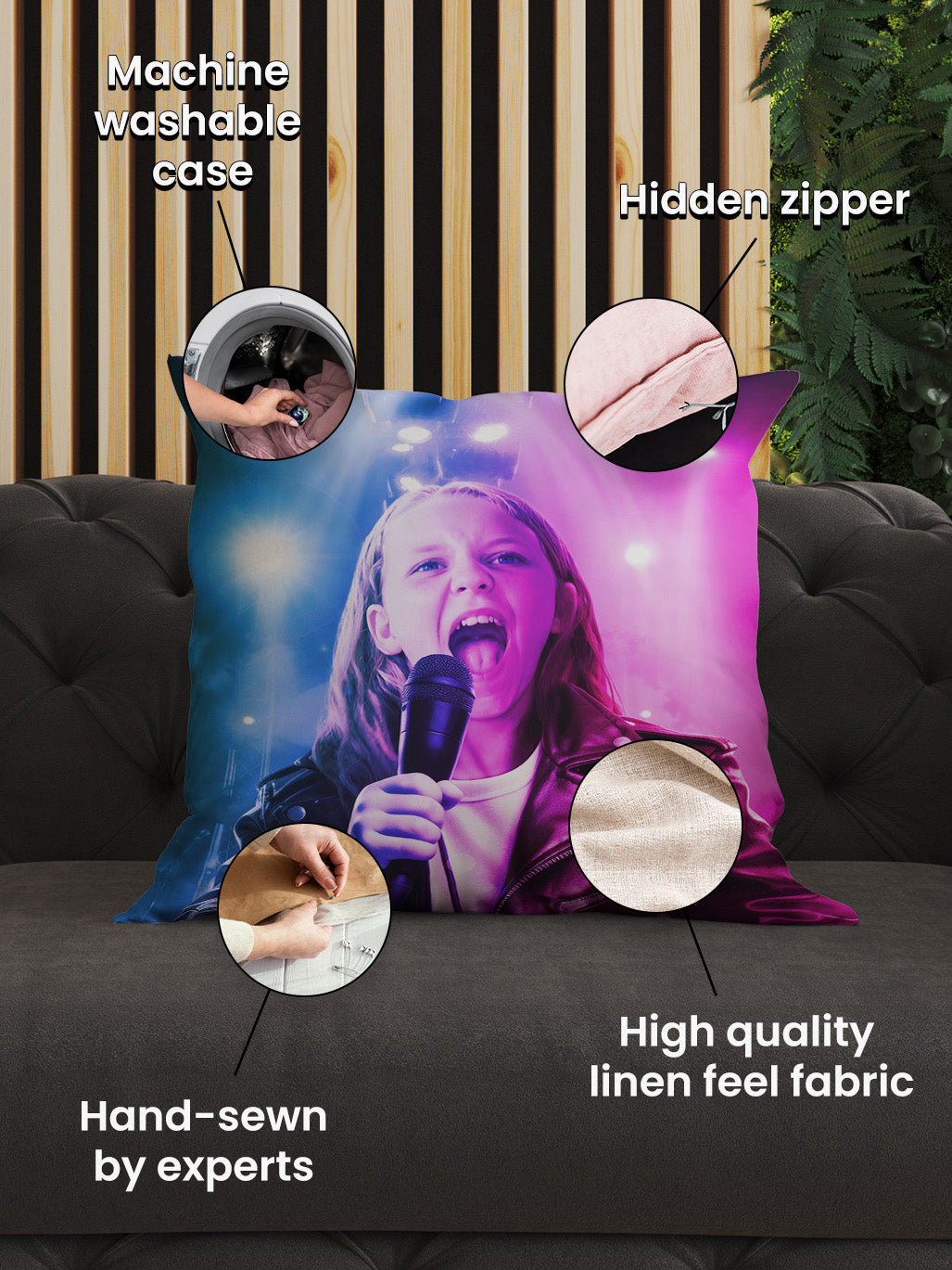 The Popstar - Custom Kids Cushion