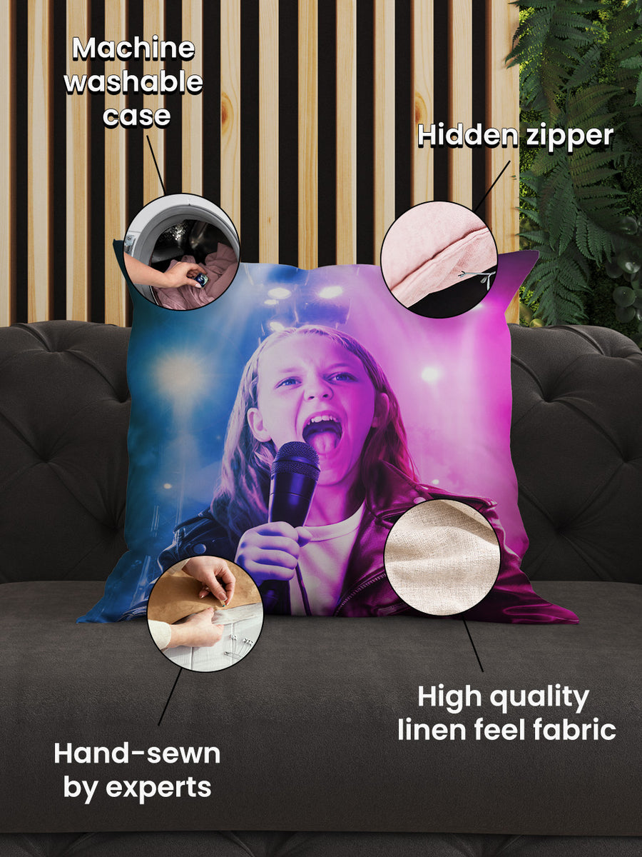 The Popstar - Custom Kids Cushion