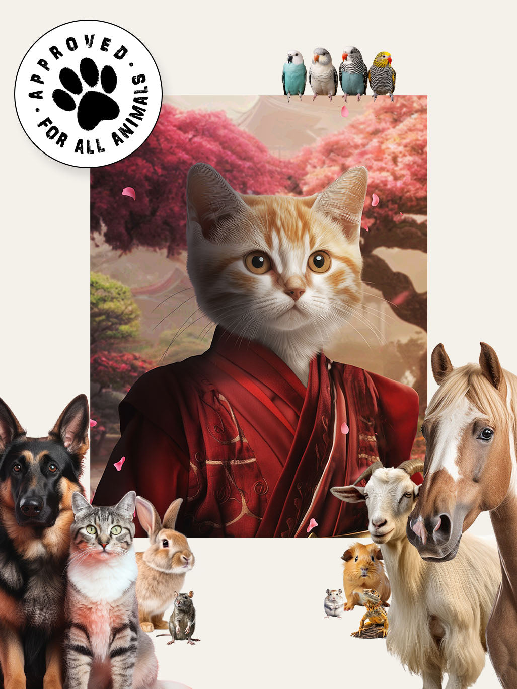 Princess of the East – Custom Pet Canvas