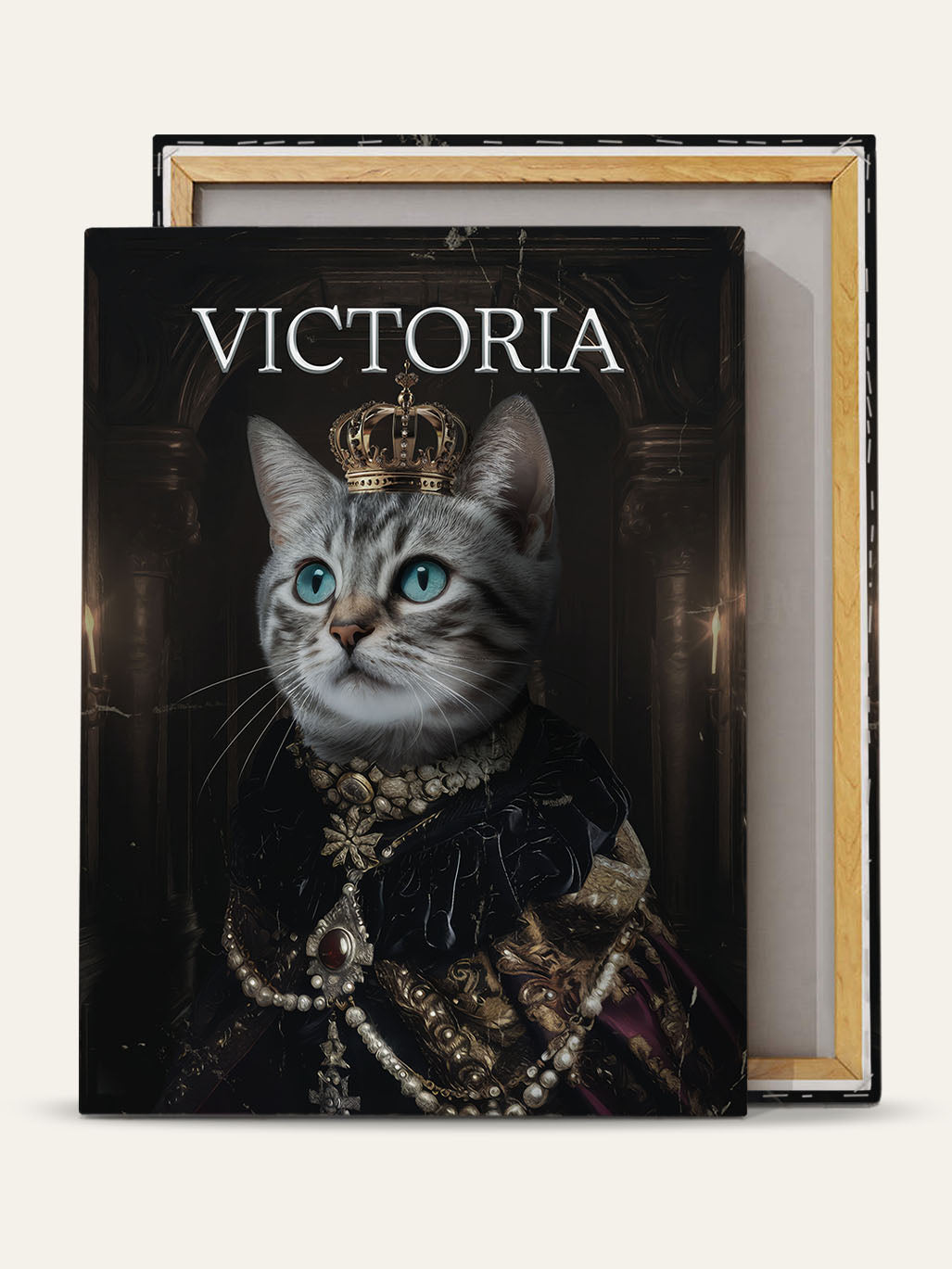 Queen Victoria - Custom Pet Canvas - Purr & Mutt