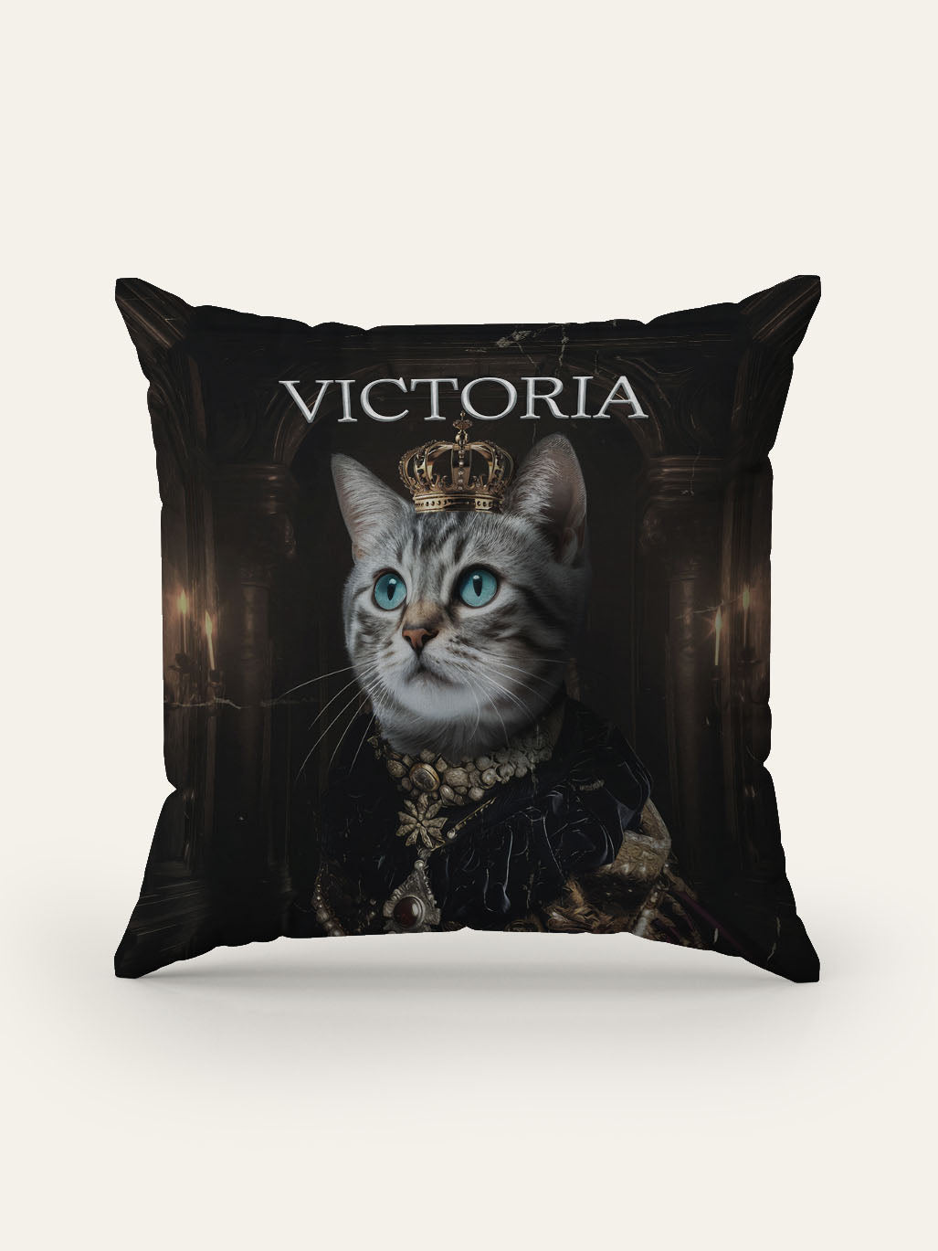 Queen Victoria - Custom Pet Cushion