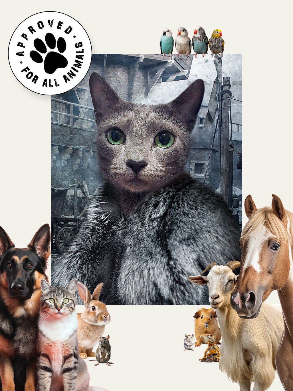 The North Queen – Custom Pet Canvas