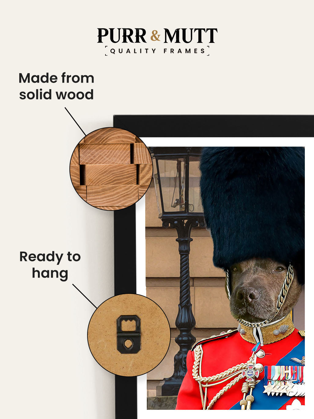 The Queen's Guard - Custom Pet Portrait