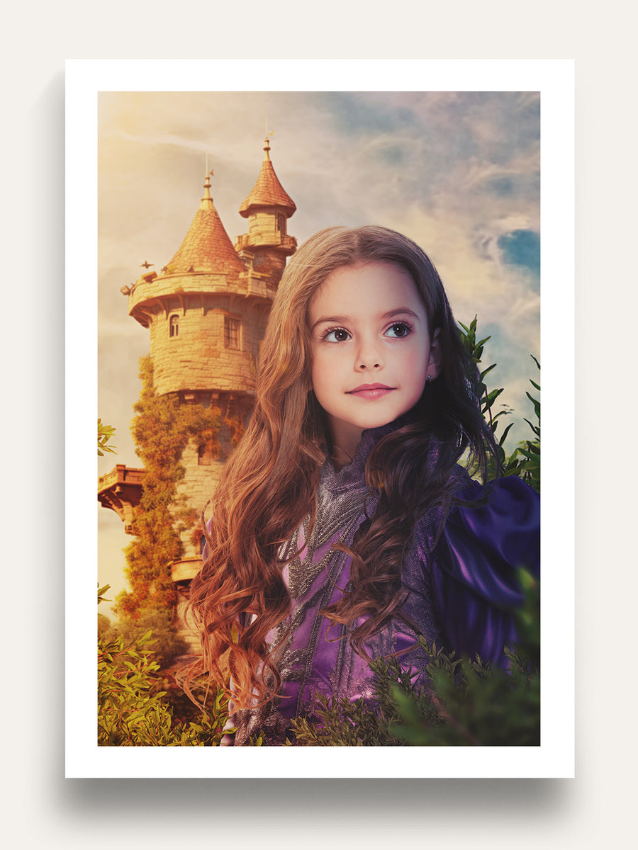 Rapunzel - Custom Kids Portrait
