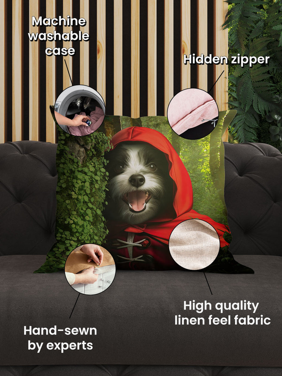 Red Riding Hood - Custom Pet Cushion