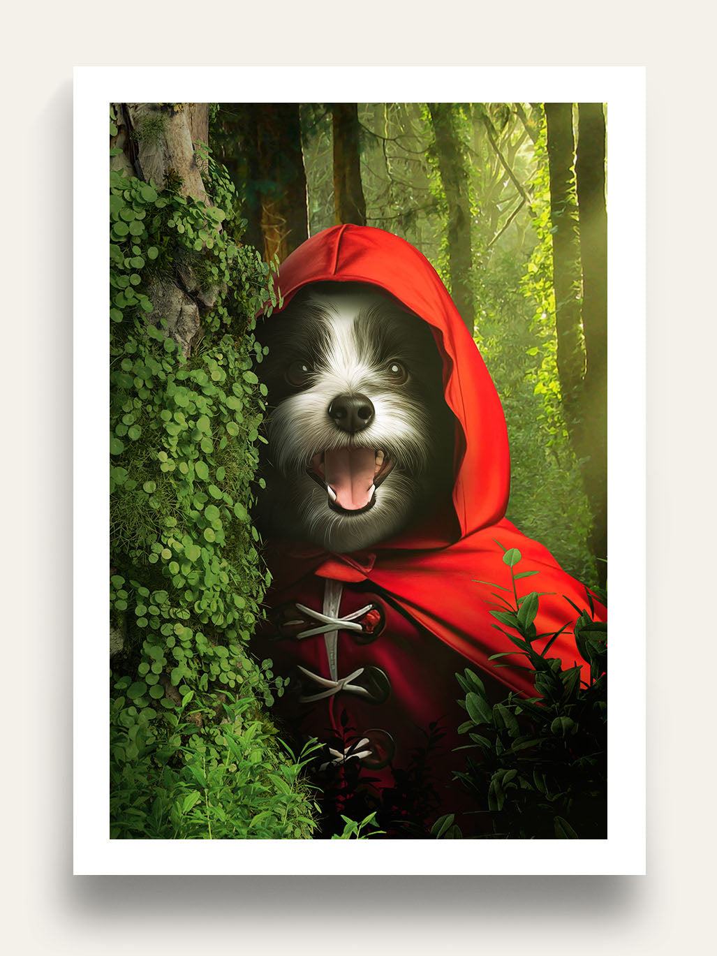 Red Riding Hood - Custom Pet Portrait