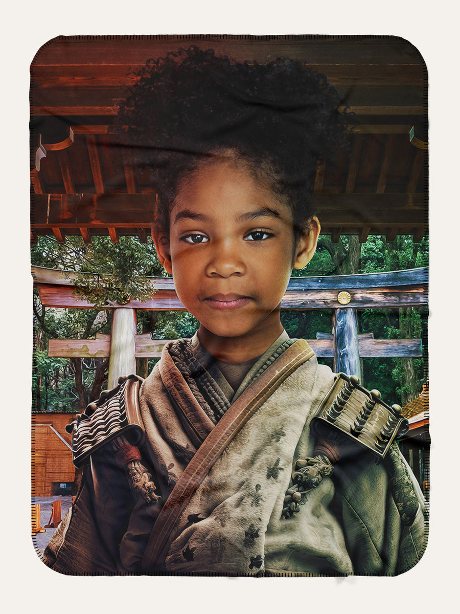 The Samurai - Custom Kids Blanket