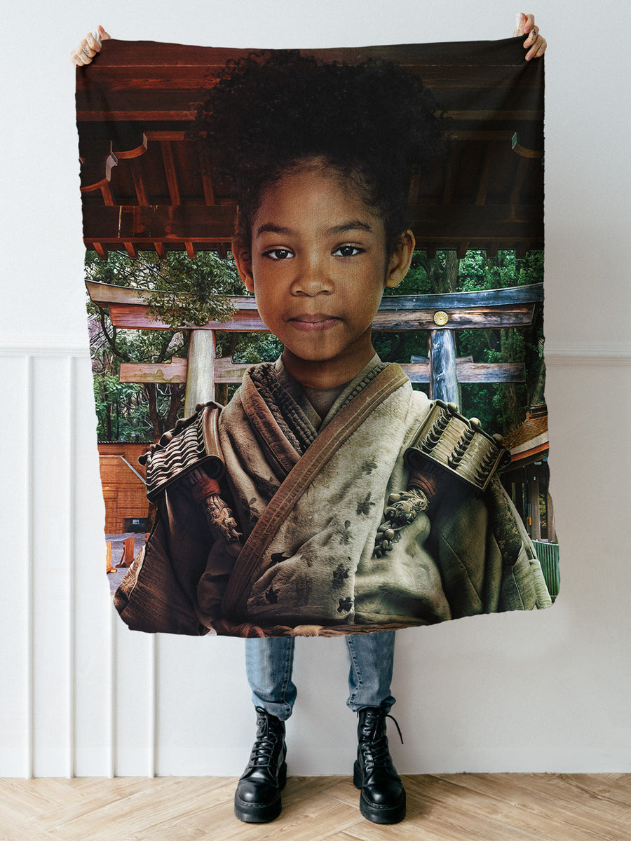 The Samurai - Custom Kids Blanket