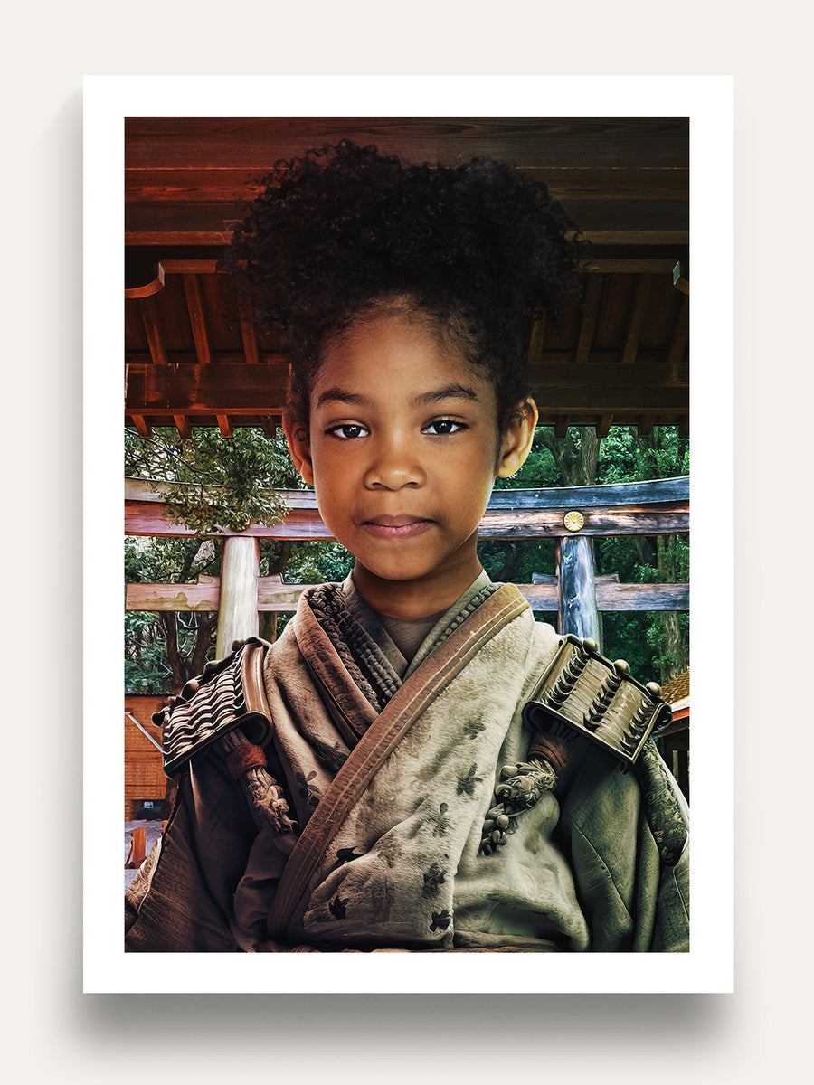 The Samurai - Custom Kids Portrait
