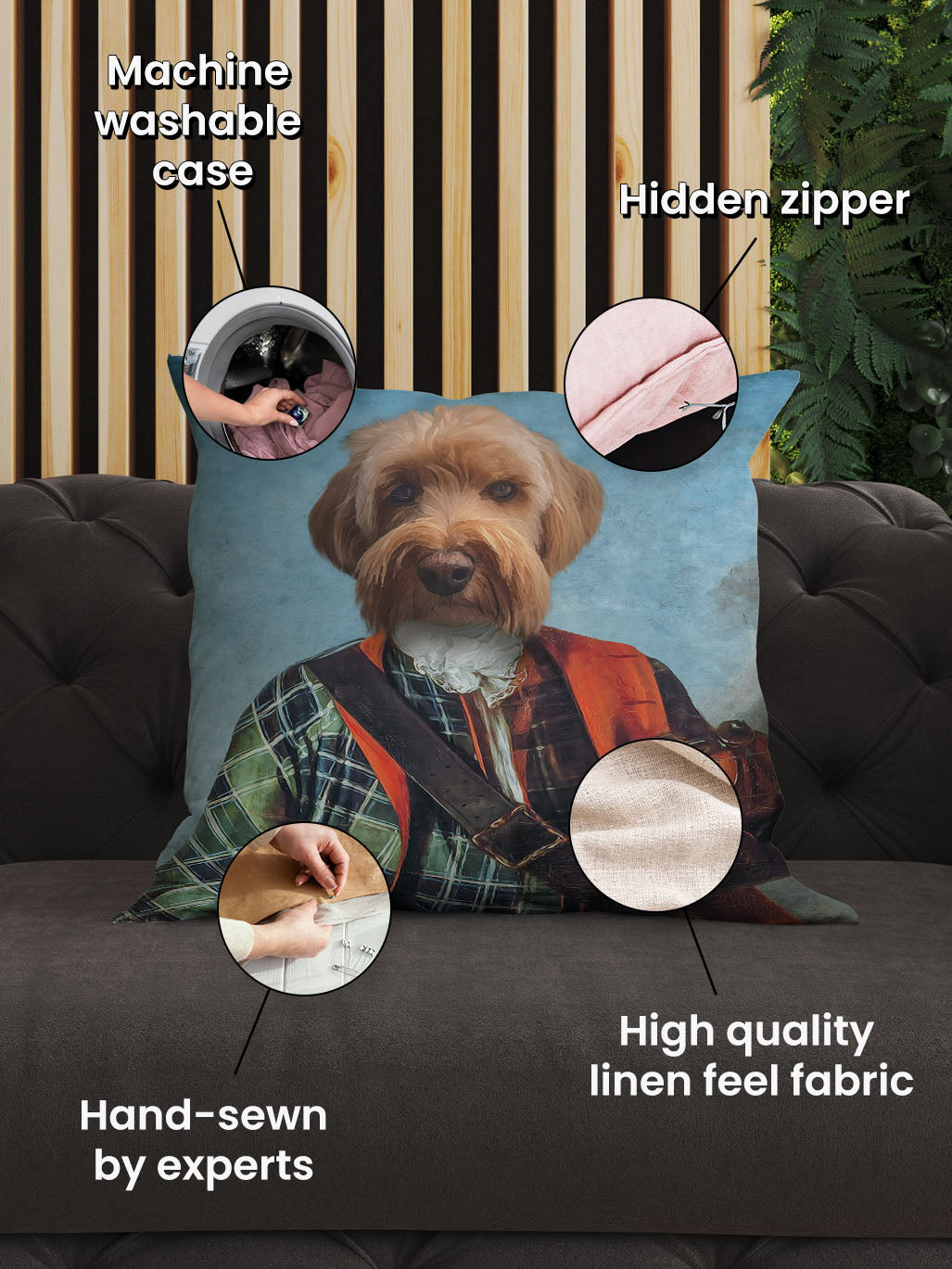 Scottish Gent - Custom Pet Cushion