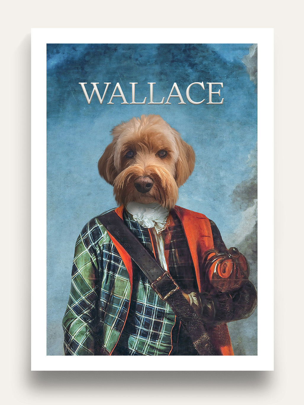 Scottish Gent - Custom Vintage Pet Portrait