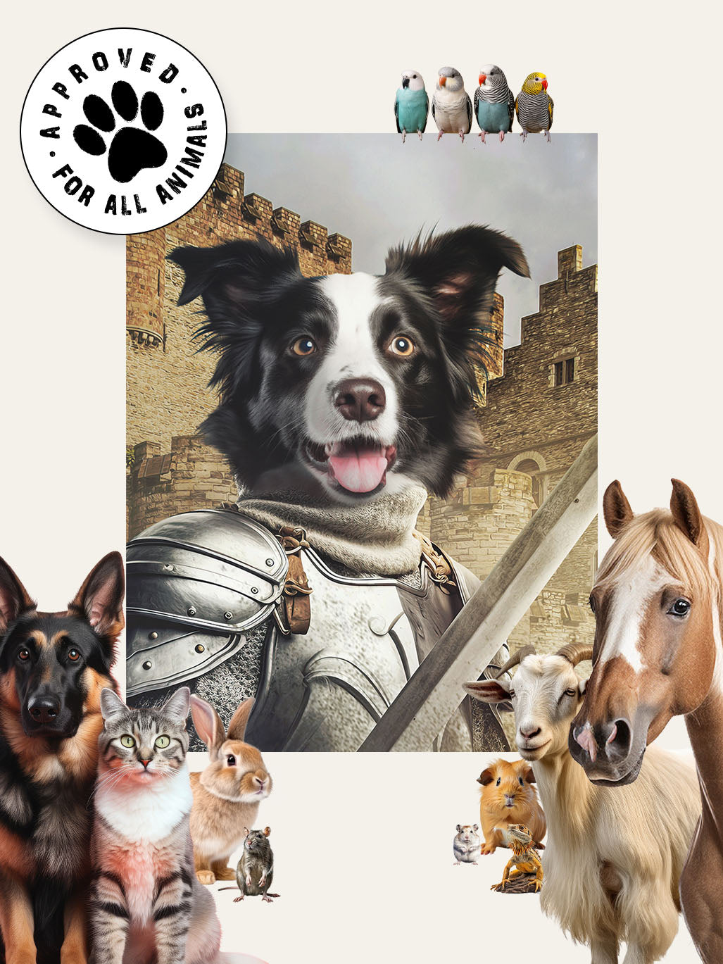 Sir Lancelot - Custom Pet Portrait