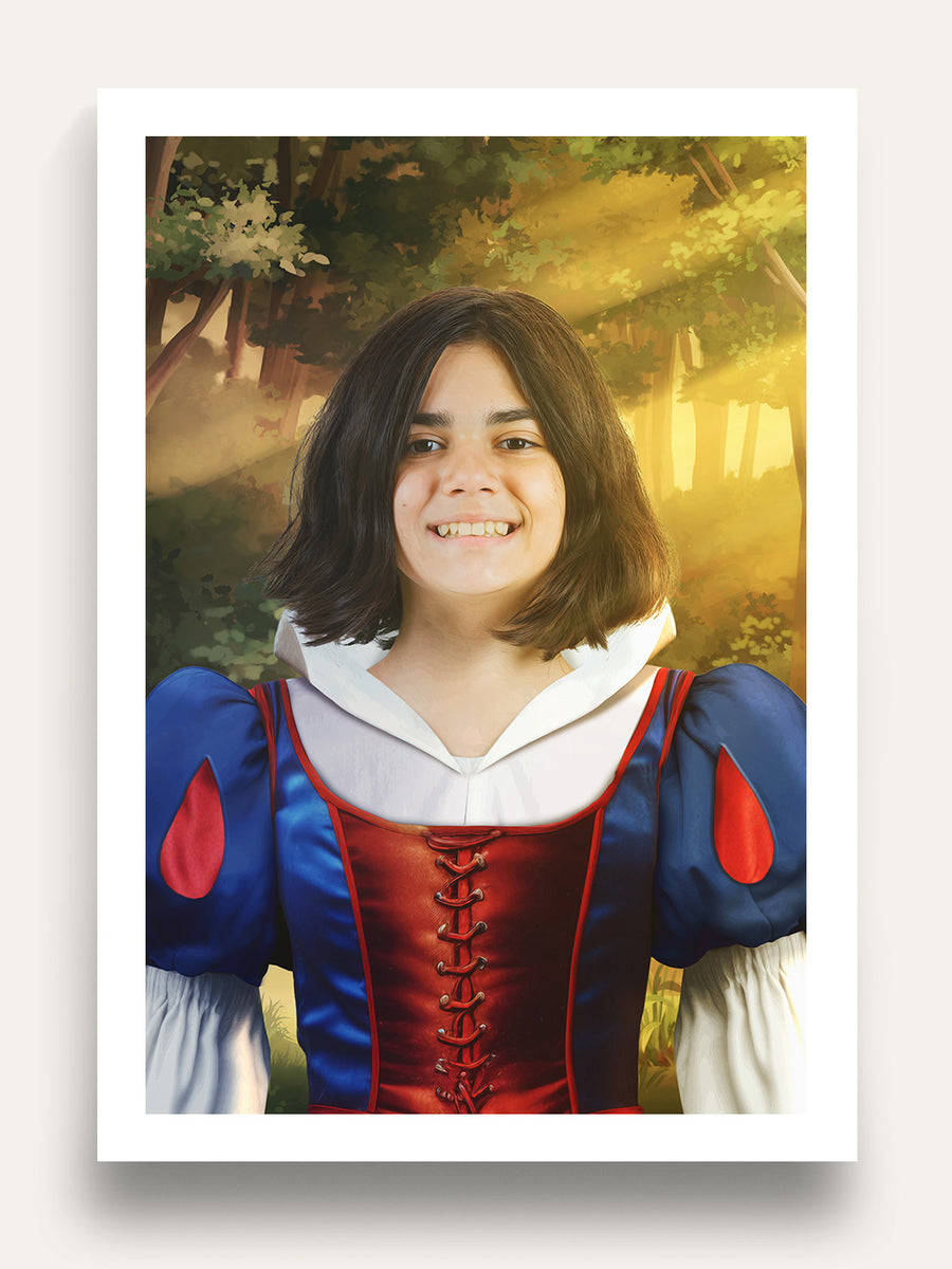 Snow White - Custom Kids Portrait