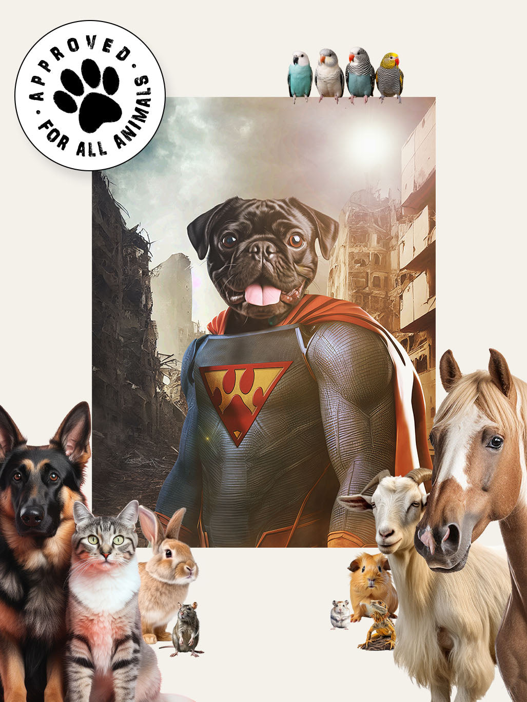 Super Paws – Custom Pet Canvas