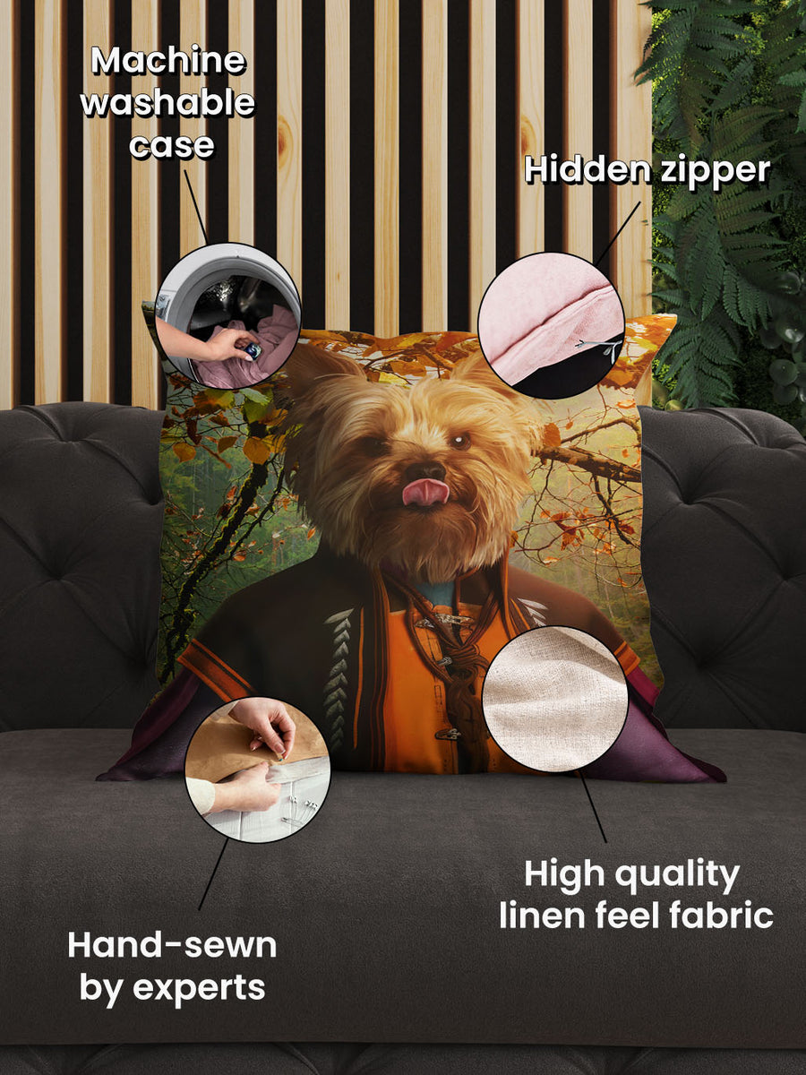 The Adventurer - Custom Pet Cushion