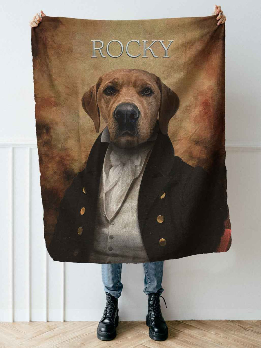 The Baron - Custom Pet Blanket - Purr & Mutt