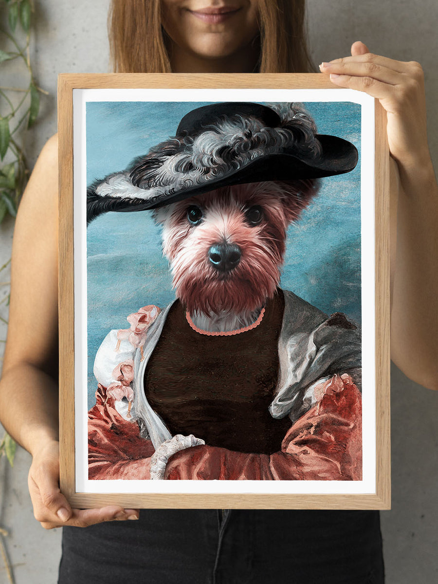 The Baroness - Custom Vintage Pet Portrait