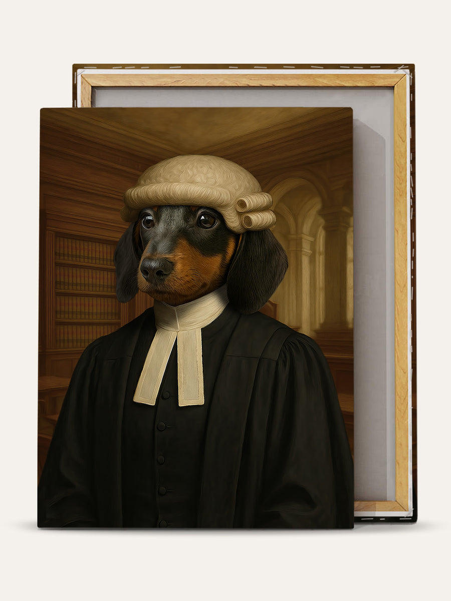 The Barrister - Custom Pet Canvas