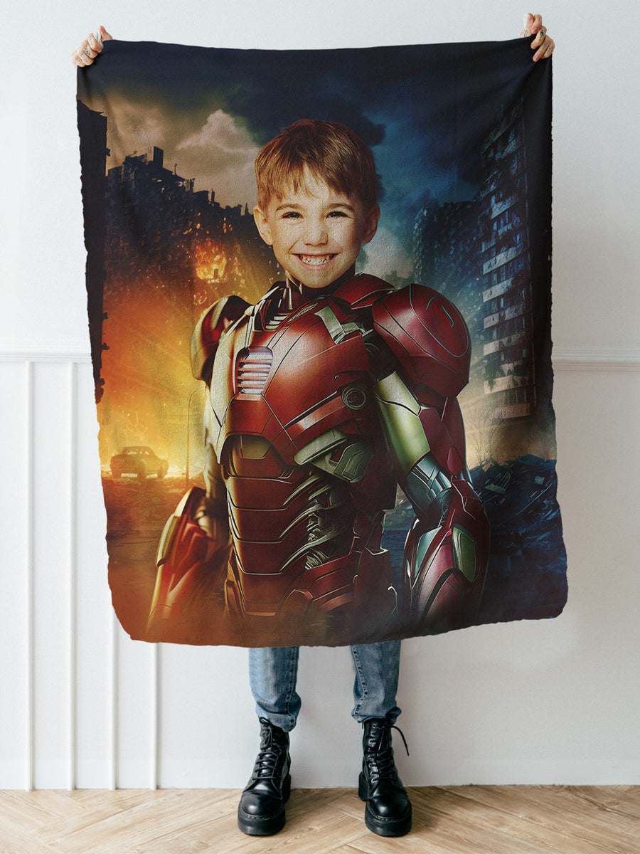 The Bionic Man - Custom Kids Blanket