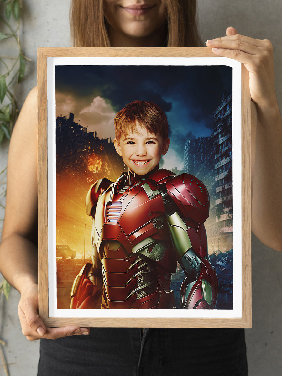 The Bionic Man - Custom Kids Portrait