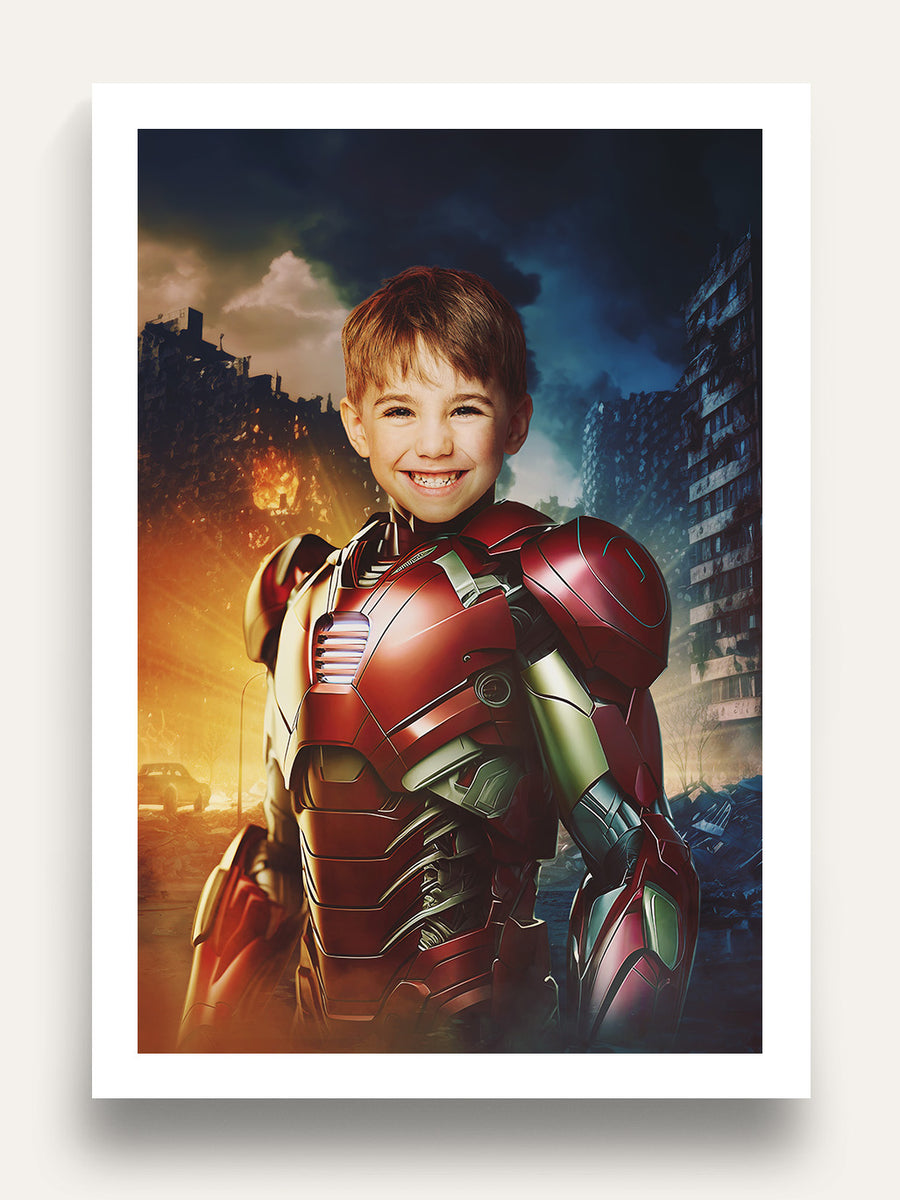 The Bionic Man - Custom Kids Portrait