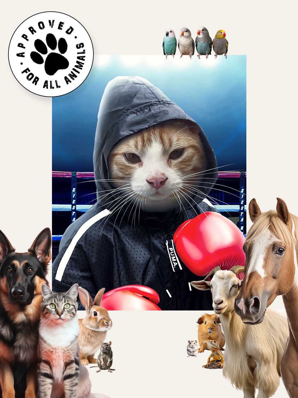 The Boxer - Custom Pet Canvas
